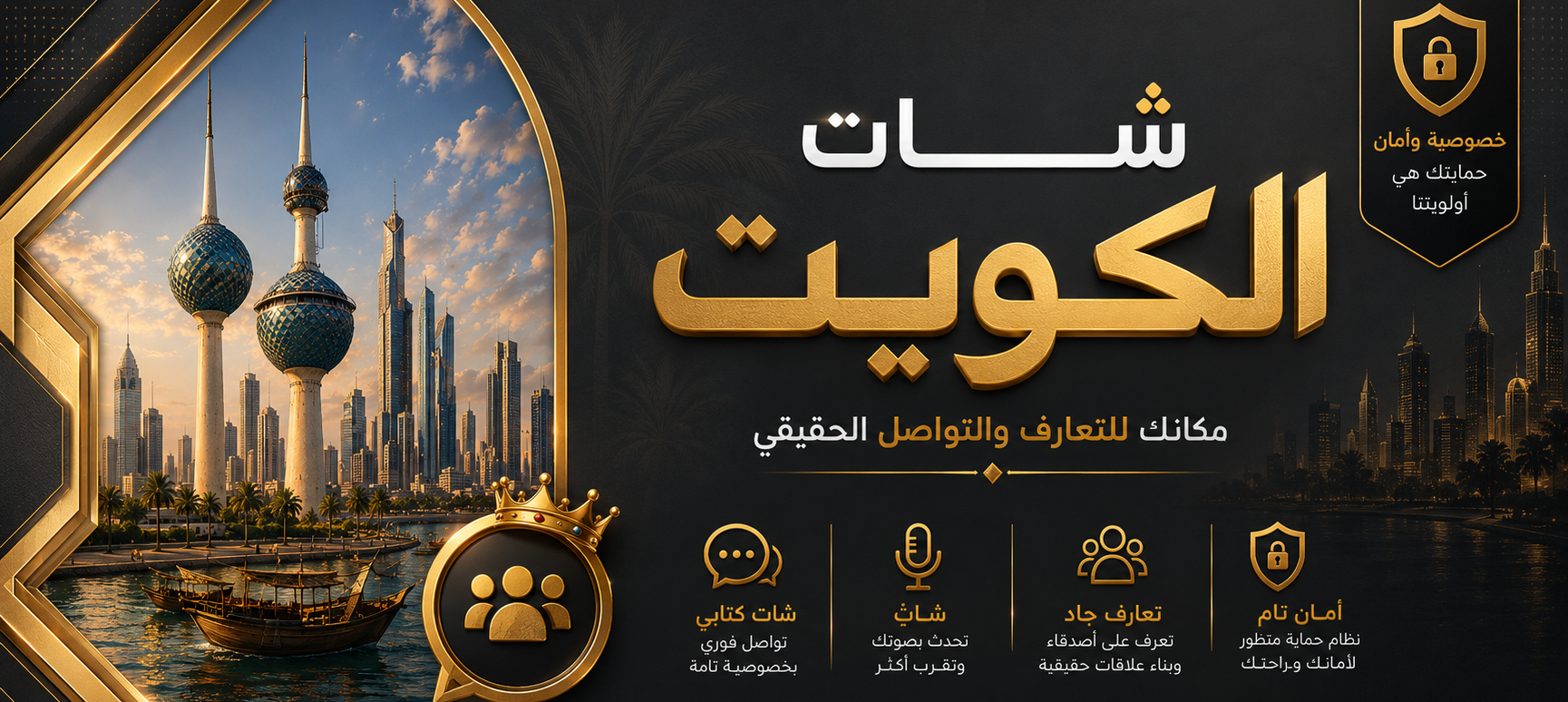 شات الكويت | دردشة كويتية صوتية وكتابية بدون تسجيل